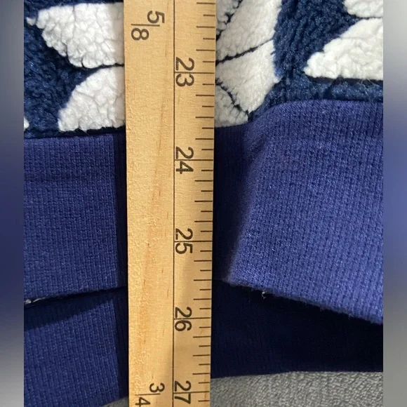 Vera Bradley Nordic Forest Fleece Sherpa Hoodie Pockets Women’s Medium NWT - Picture 4 of 9